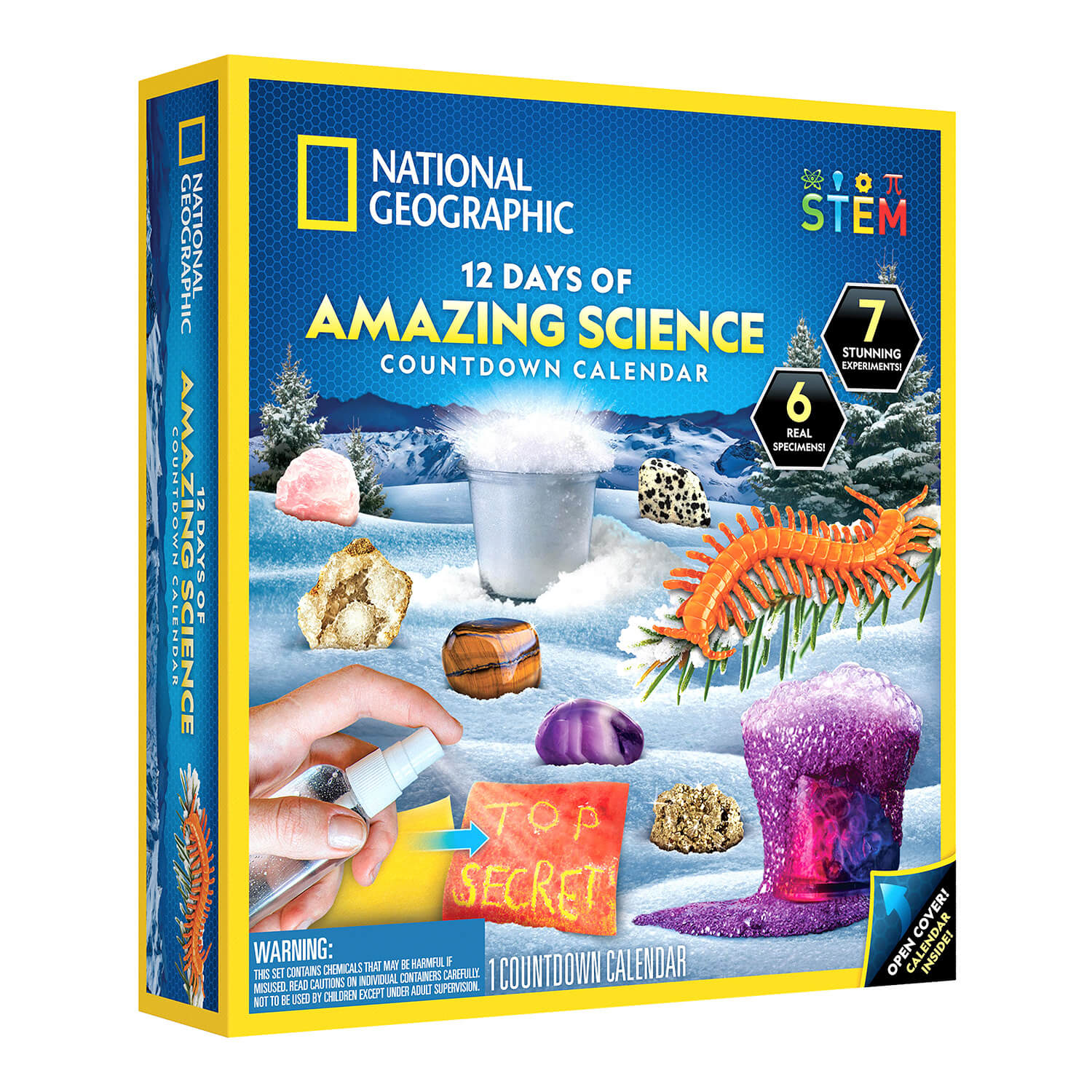 National Geographic 12 Days of Science Countdown Calendar Kit