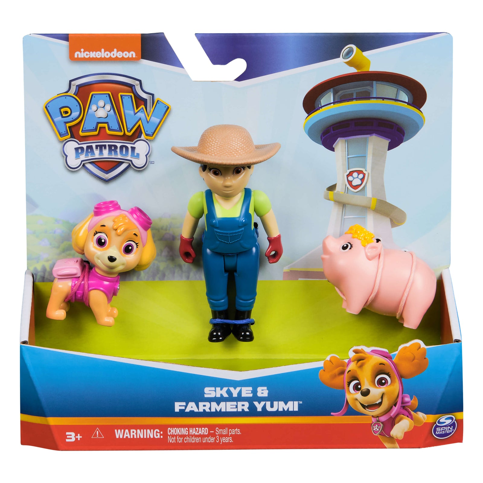 Paw Patrol Skye and Farmer Yumi Figure Playset