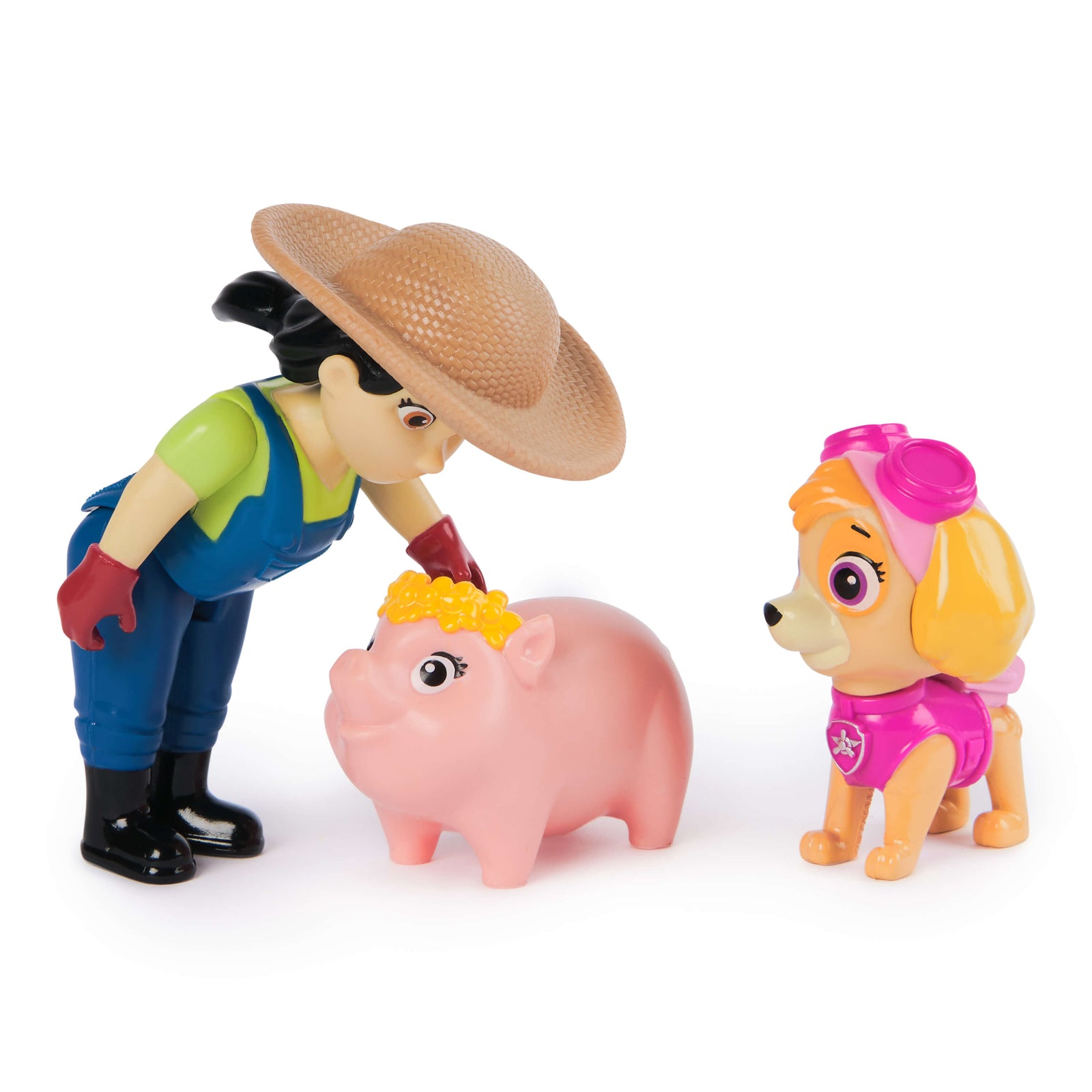 Paw Patrol Skye and Farmer Yumi Figure Playset