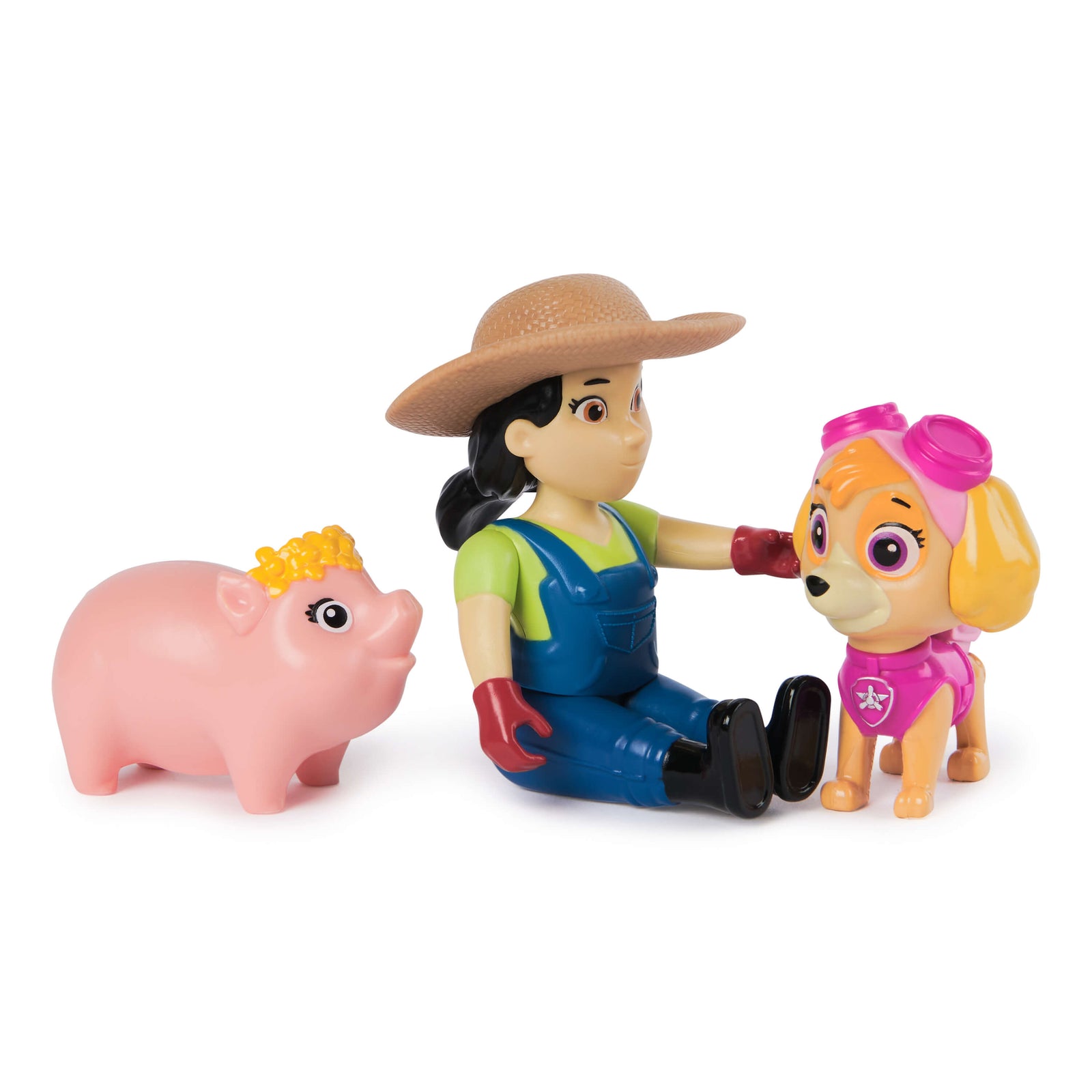 Paw Patrol Skye and Farmer Yumi Figure Playset