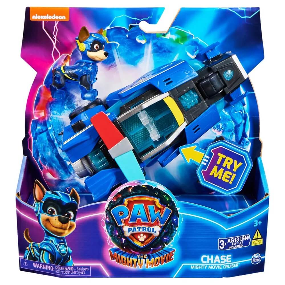 PAW Patrol The Mighty Movie Chase's Mighty Movie Cruiser Vehicle Set