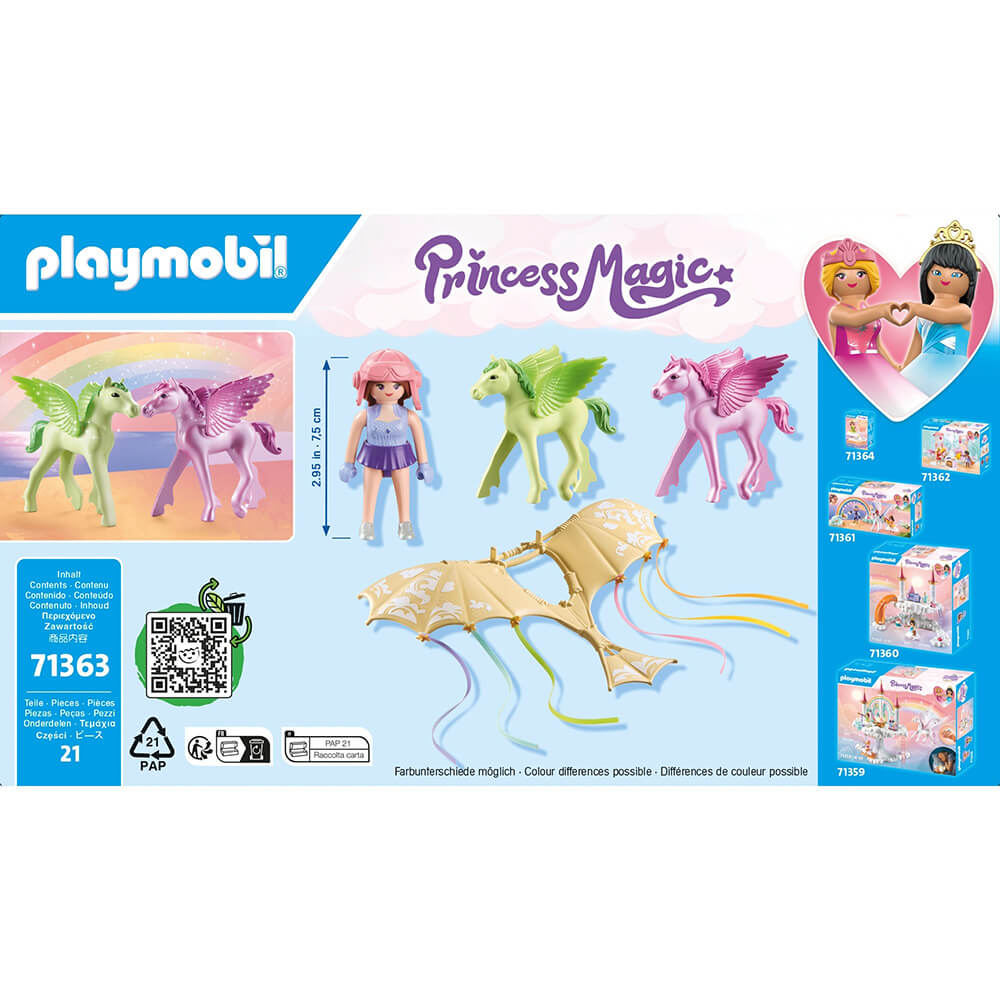 PLAYMOBIL Princess Magic Trip with Pegasus Foals in the Clouds