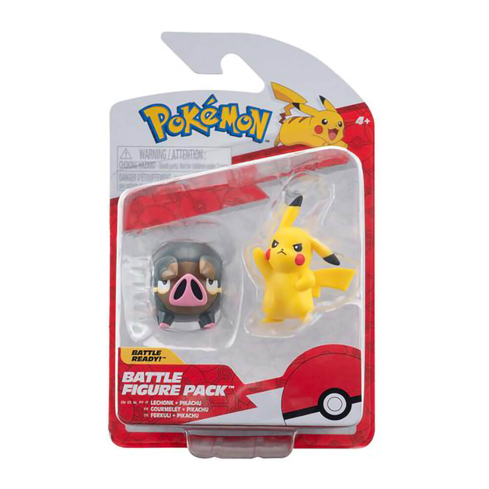 Pokemon Battle Figure Pack Lechonk and Pikachu