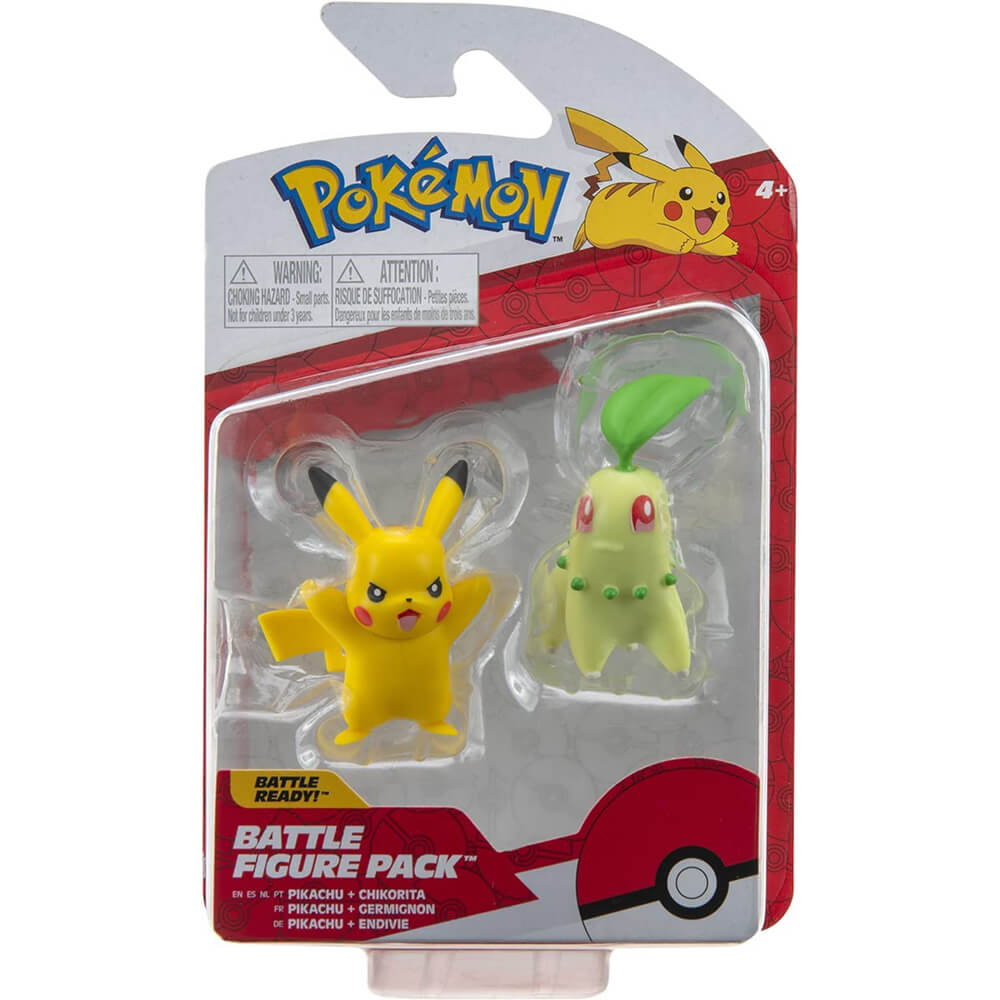 Pokemon XY Pikachu vs Vivillon Figure 2-Pack 
