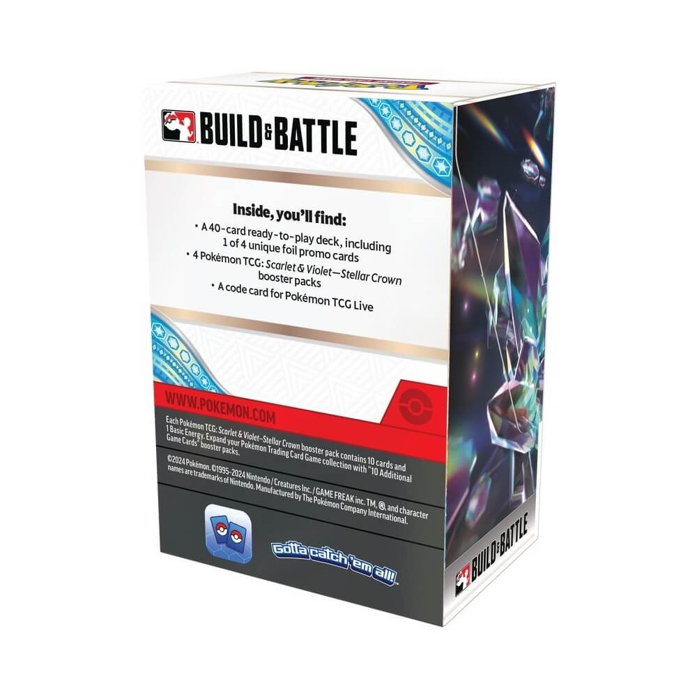 Pokemon TCG Scarlet & Violet Stellar Crown Build & Battle Box