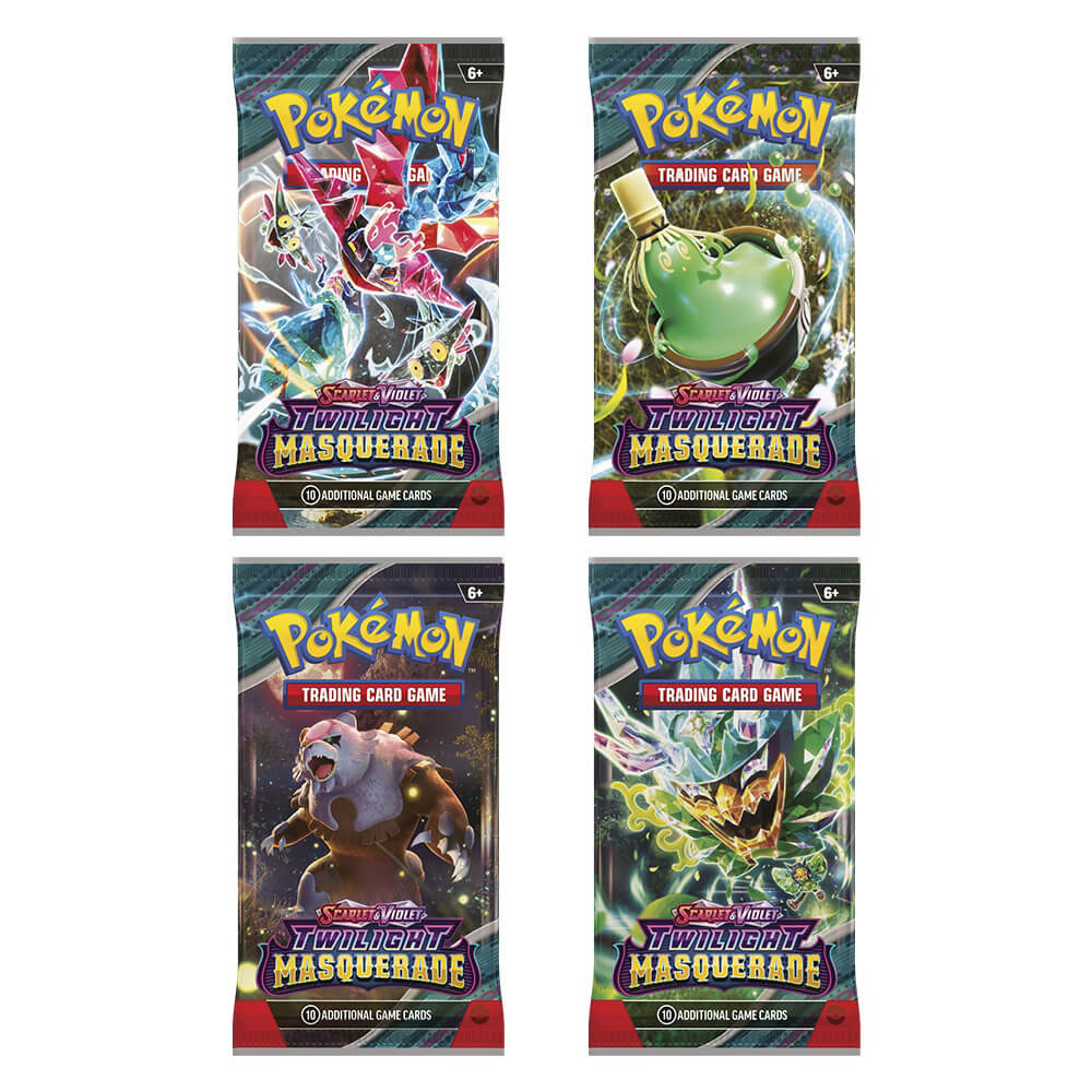 Shows the artwork of each individual pack.