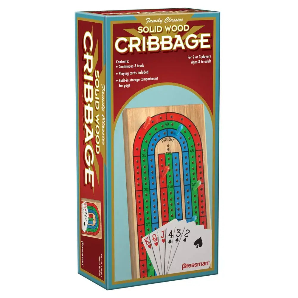 Pressman Folding Cribbage with Cards