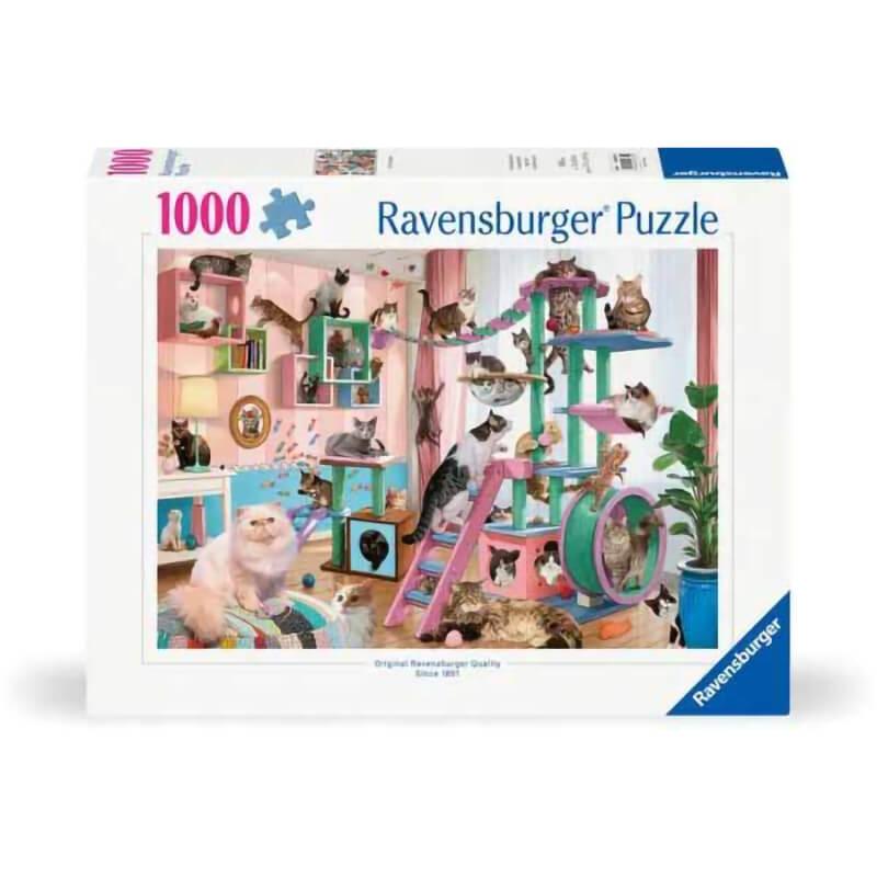 Ravenburger Cat Tree Heaven 1000 Piece Jigsaw Puzzle