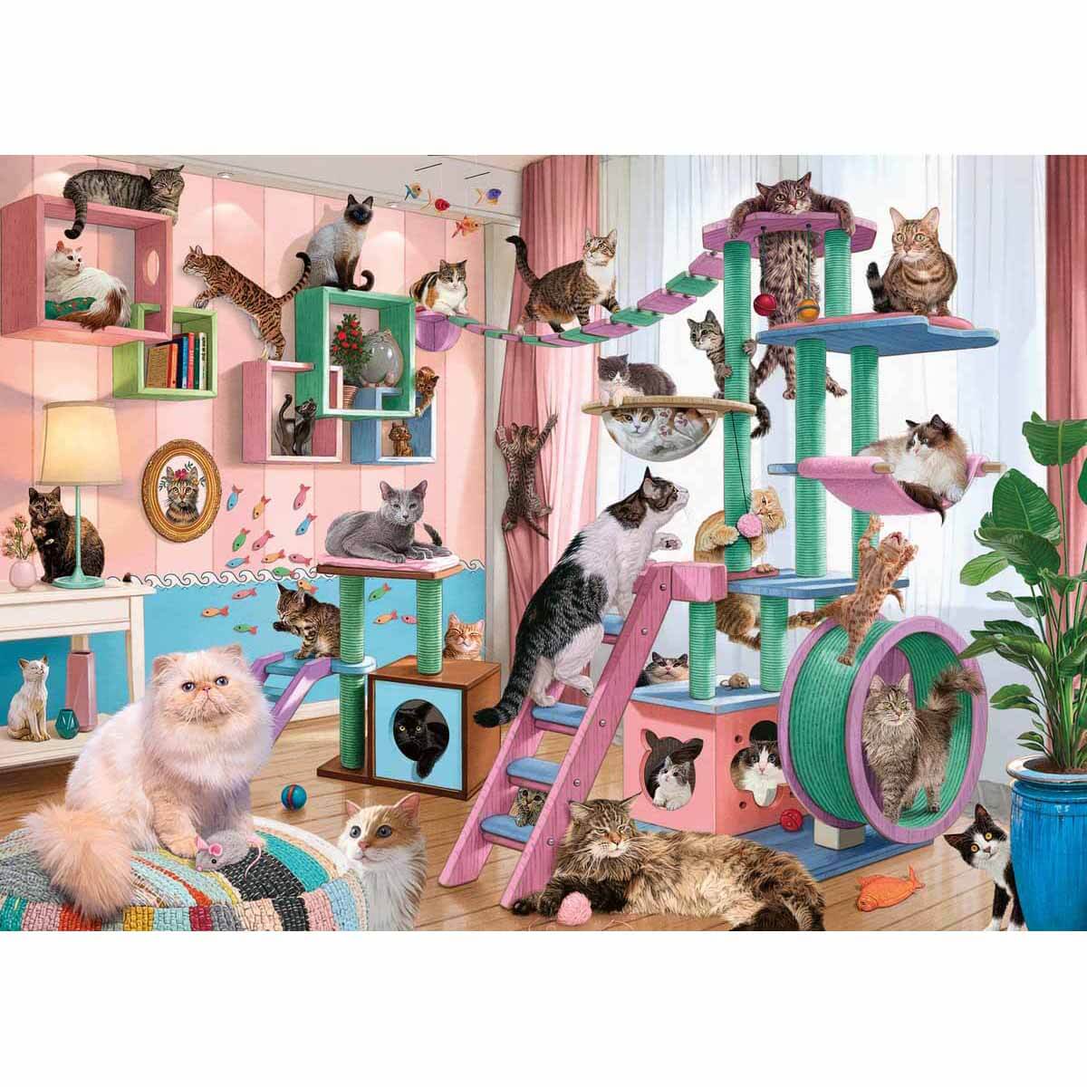 Ravenburger Cat Tree Heaven 1000 Piece Jigsaw Puzzle