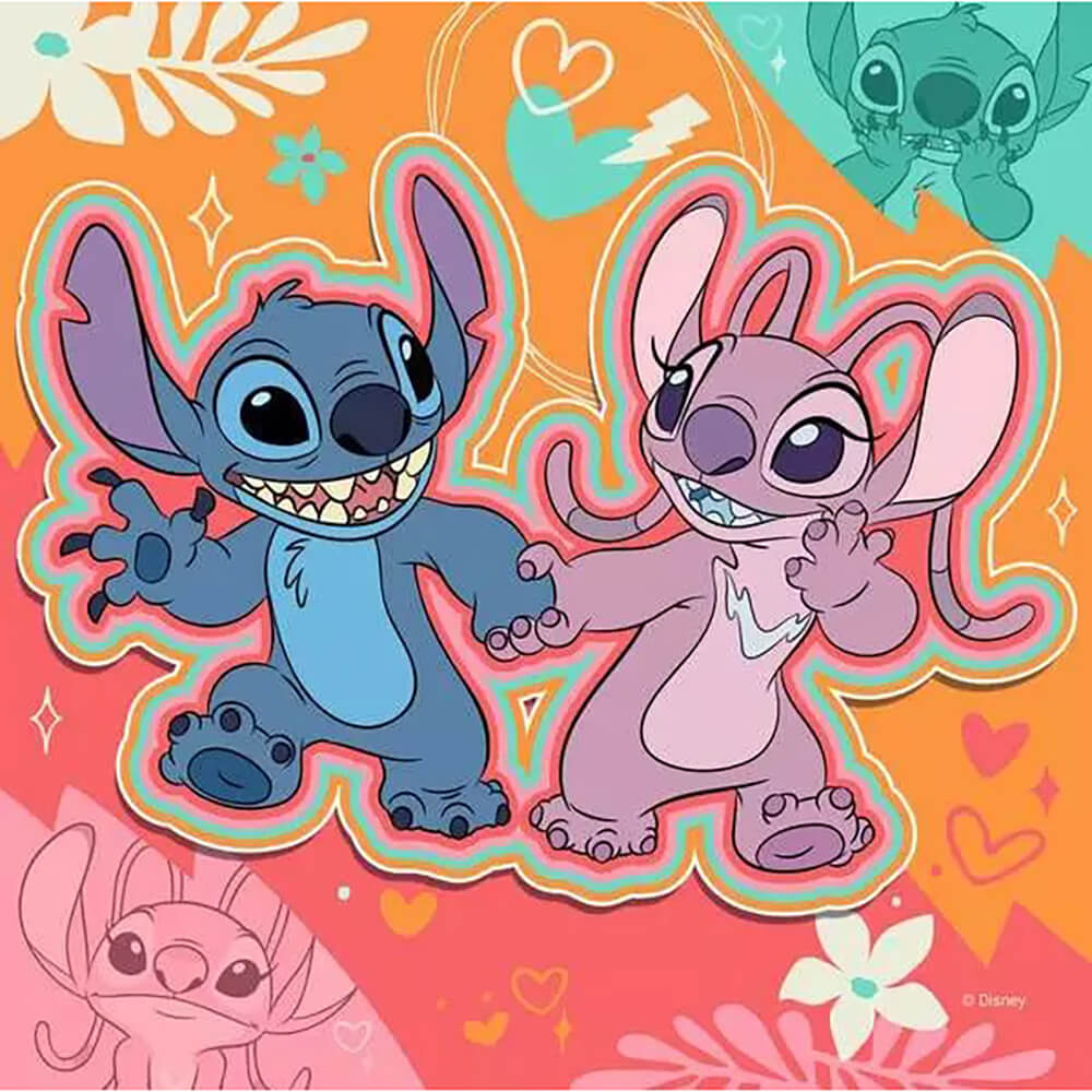 Ravensburger Disney's Stitch Play the Day Away 3x49 Piece Puzzle Set