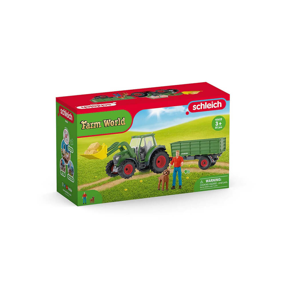 Schleich Farm World Tractor with Trailer