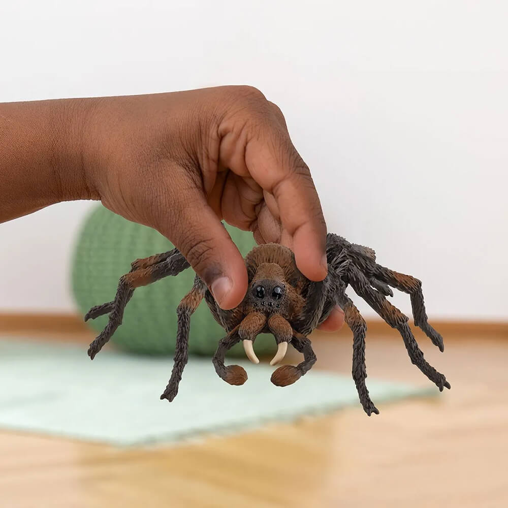 Hand shown holding the Schleich Wizarding World of Harry Potter Aragog