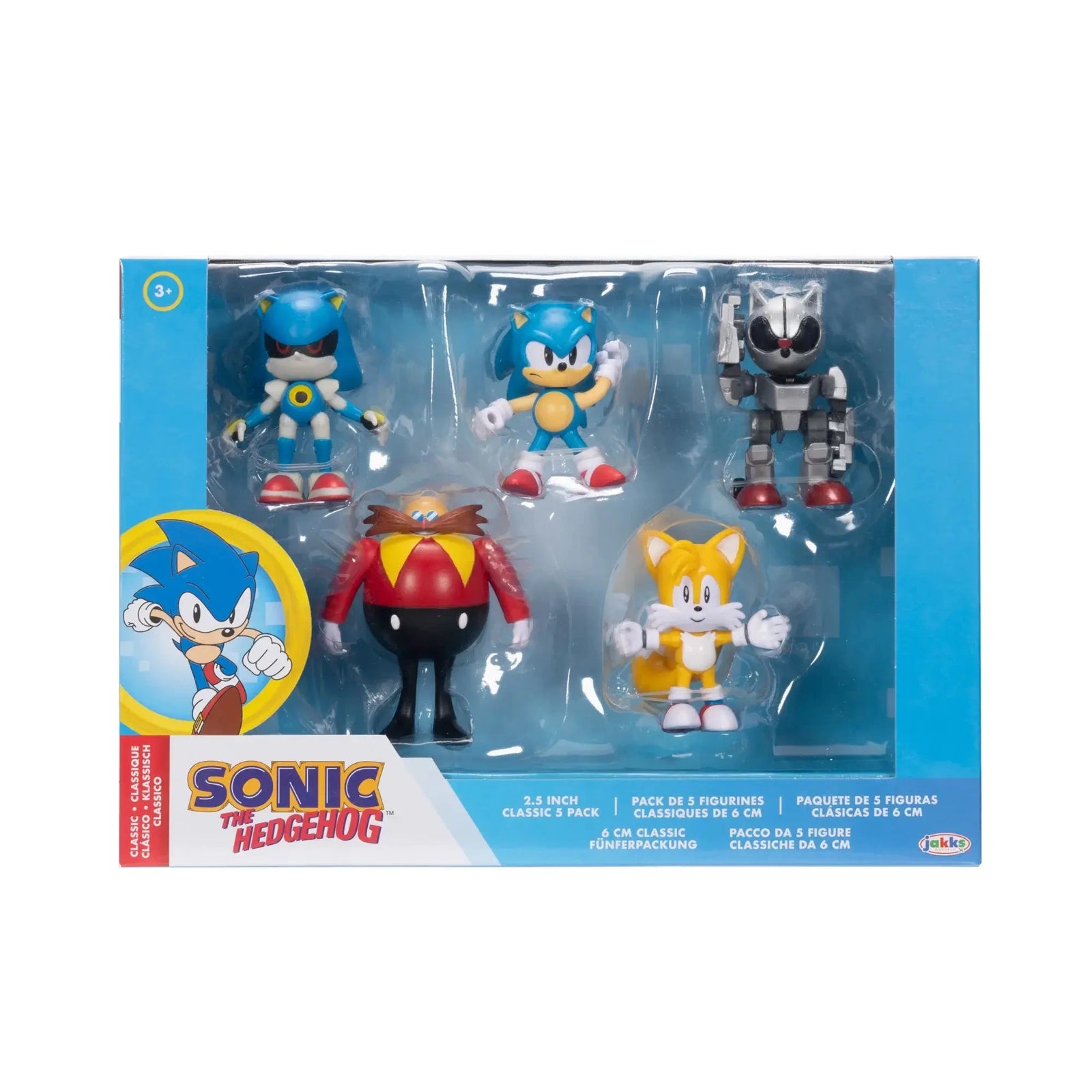 Sonic The Hedgehog Classic Collection 2.5 Inch Action Figure 5-Pack