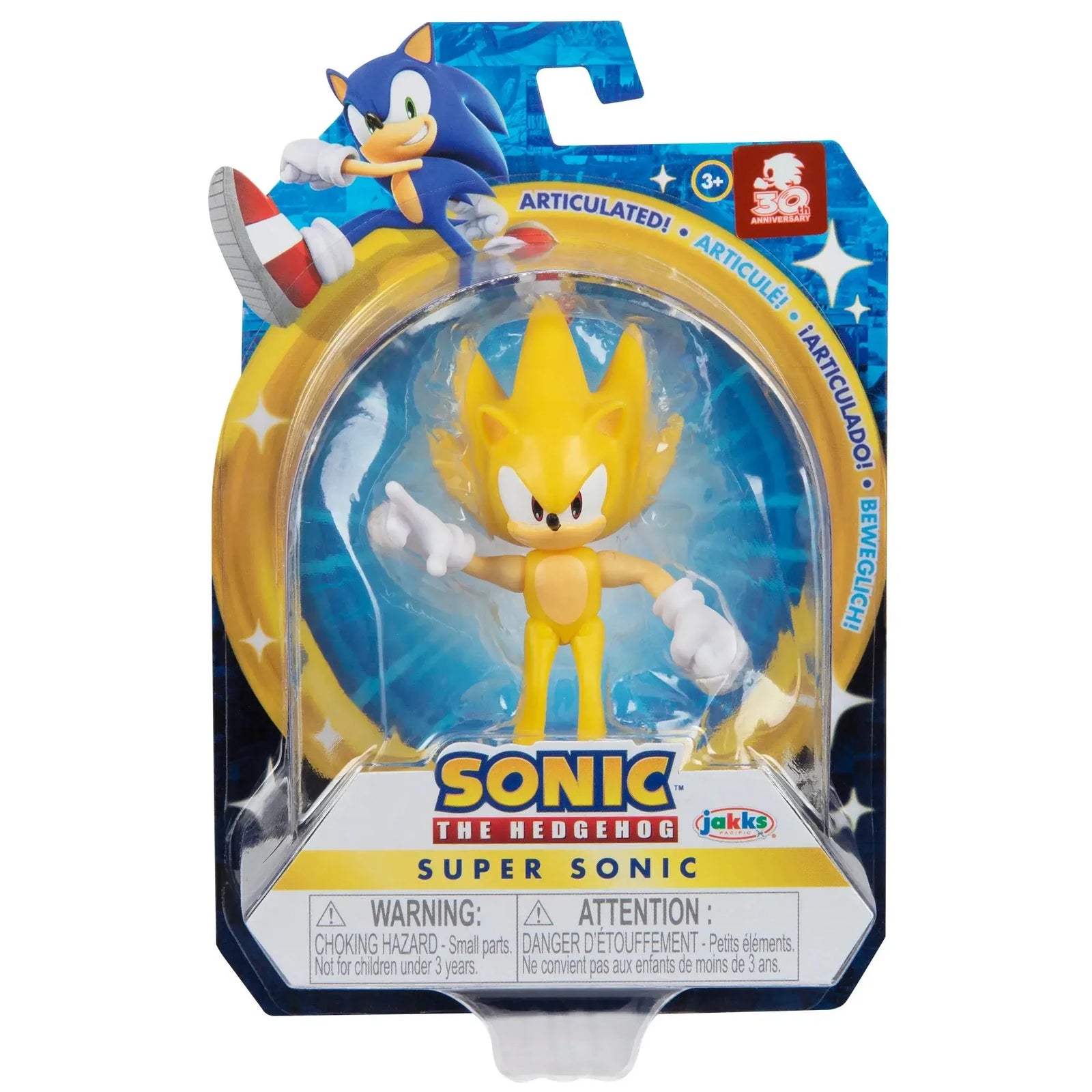 Sonic The Hedgehog Wave 4 Super Sonic 2.5 Inch Mini Figure