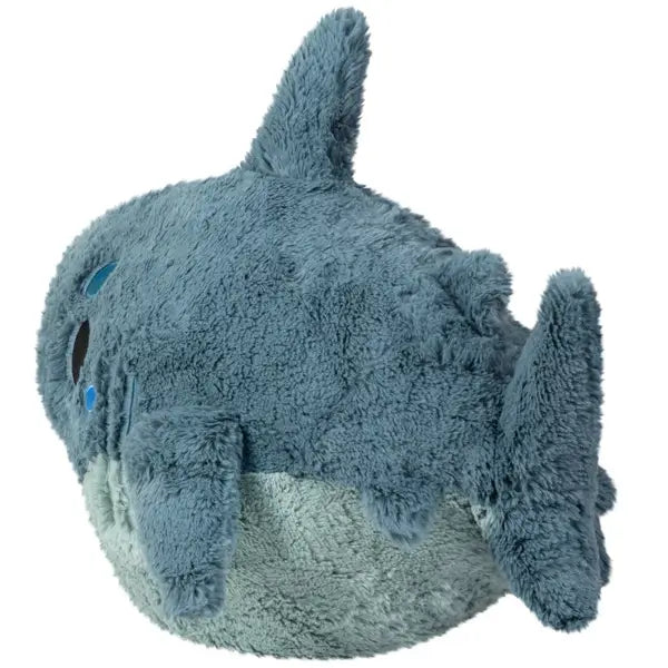 Rear view of the Squishable Megalodon Plush