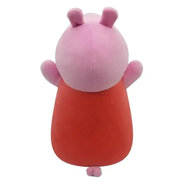 Back of Squishmallows HugMees Peppa Pig 10 Inch Plush