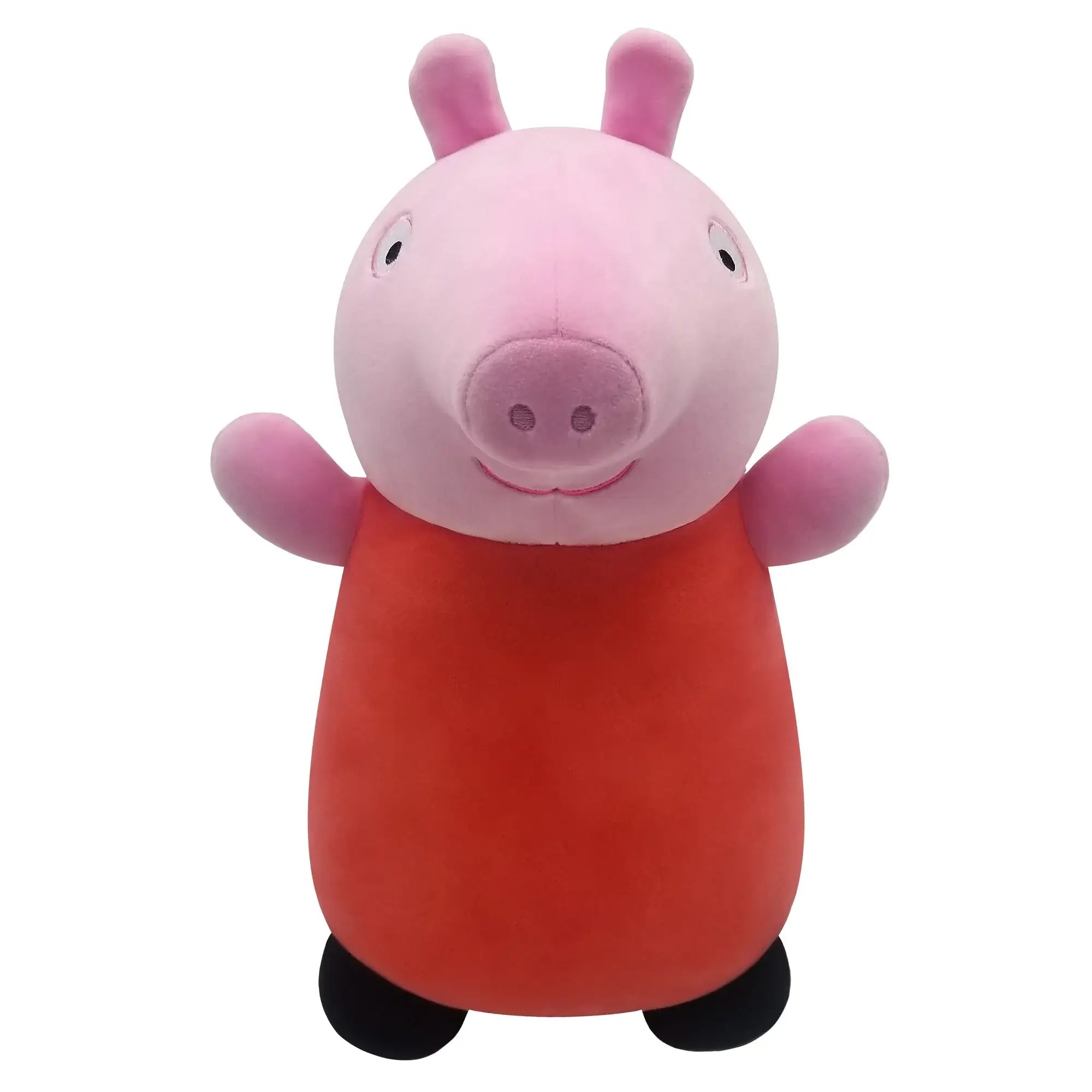 Front of Squishmallows HugMees Peppa Pig 10 Inch Plush