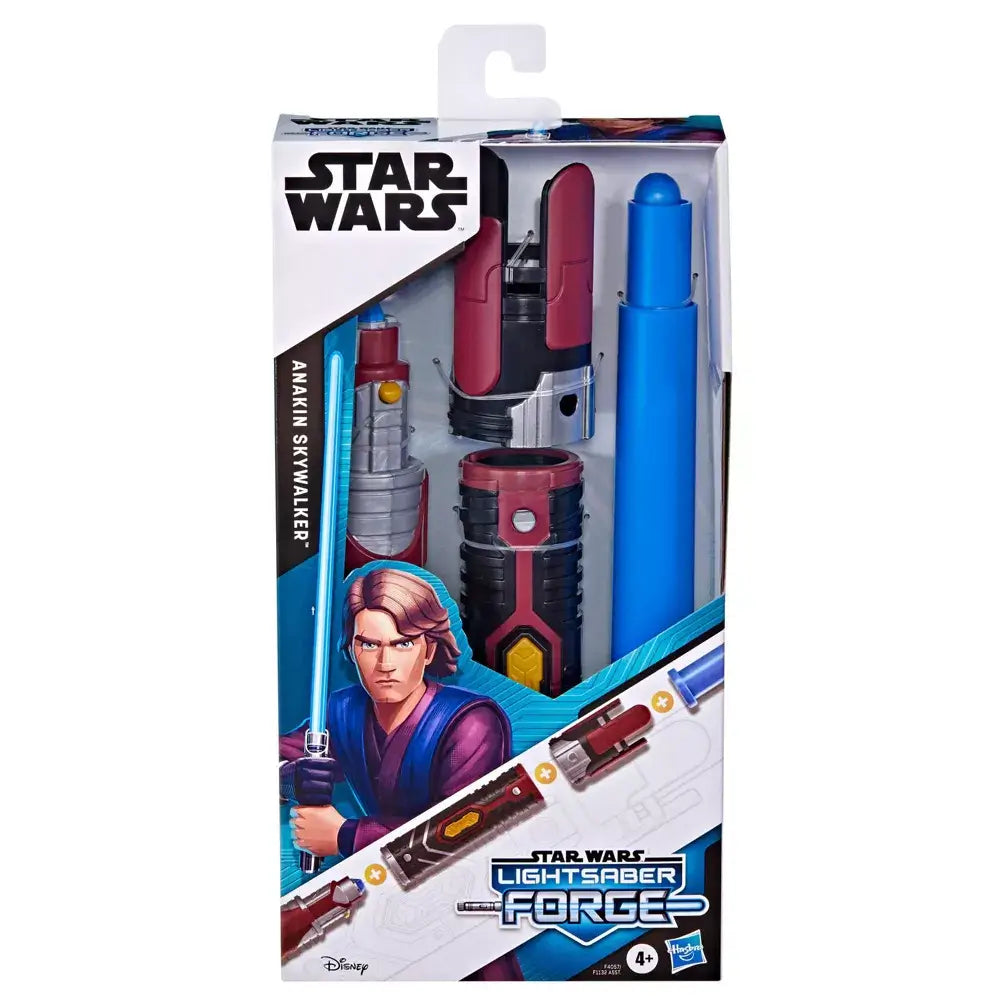 Star Wars Lightsaber Forge Anakin Skywalker Extendable Blue Lightsaber package