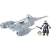 Star Wars Mission Fleet Mando's N-1 Starfighter with Grogu & Mandalorian