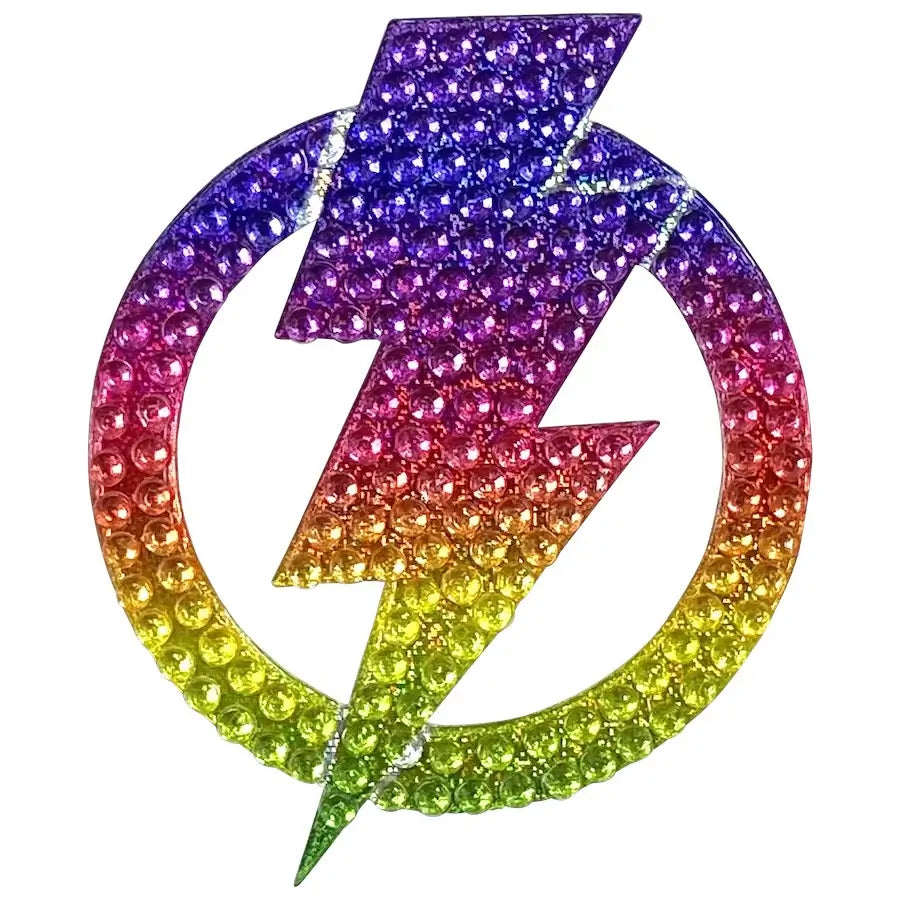 StickerBeans Lightning Bolt Rhinestone Sticker