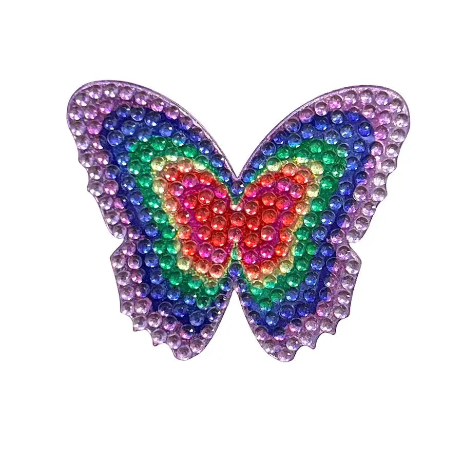 StickerBeans Terez Multicolor Butterfly Rhinestone Sticker