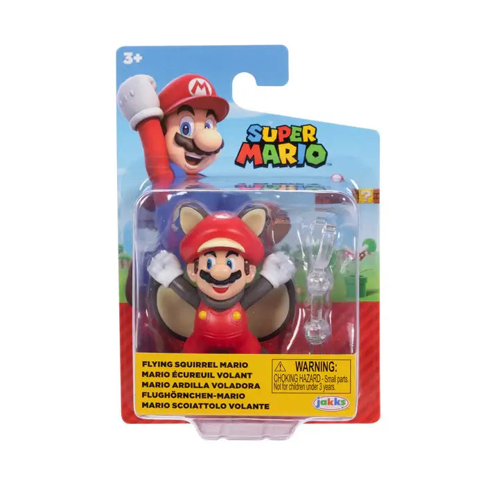 Super Mario Flying Squirrel Mario 2.5-Inch Action Figure