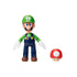 Super Mario Luigi with Mushroom 4-Inch Action Figure