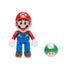 Super Mario Mario with 1UP Mushroom 4-Inch Action Figure