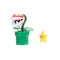 Super Mario Pirahna Plant with Super Star 4-Inch Action Figure