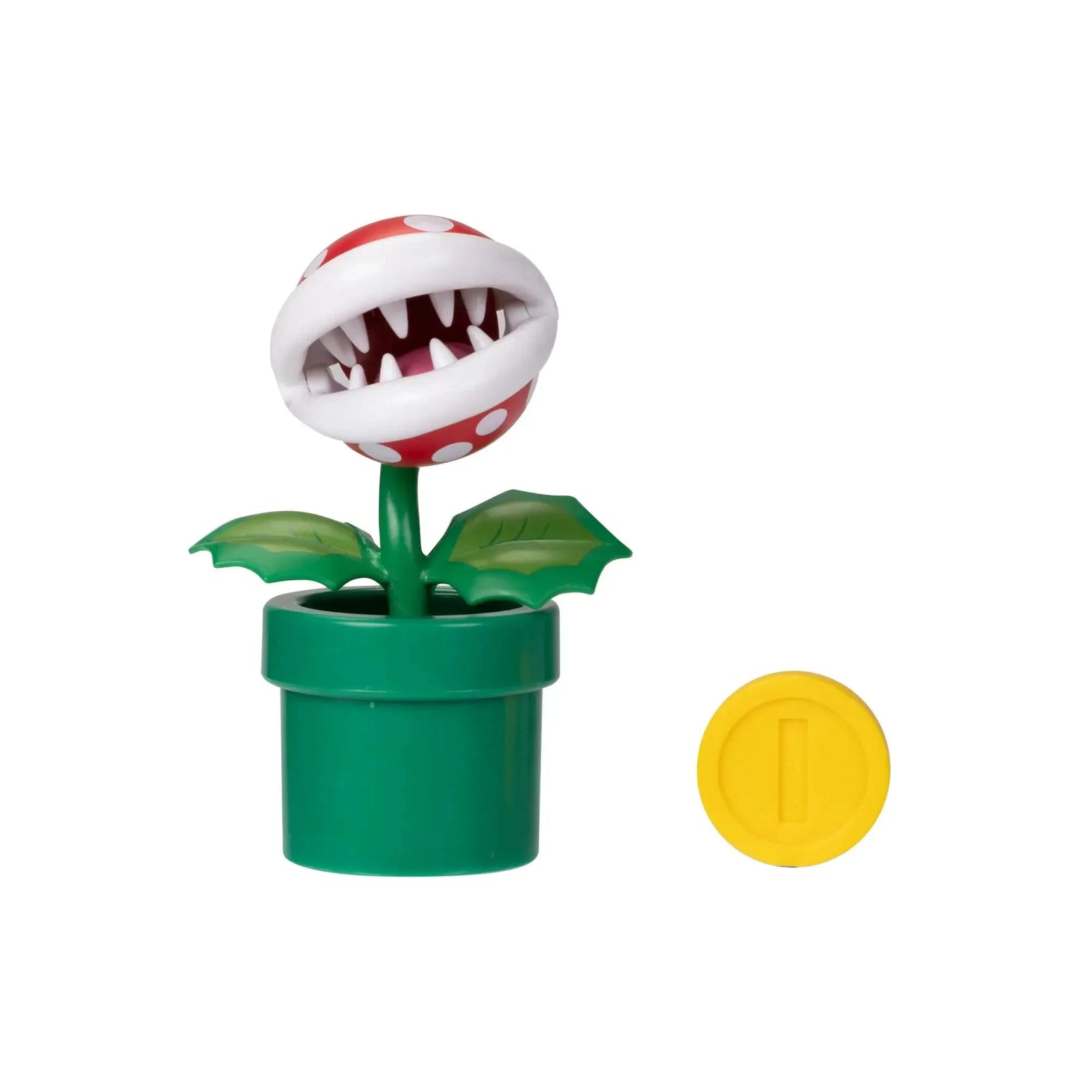 Super Mario Piranha Plant with Coin 4-Inch Action Figure