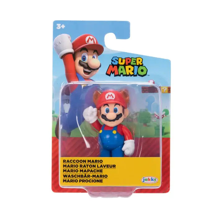 Super Mario Raccoon Mario 2.5-Inch Action Figure