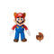 Super Mario Raccoon Mario with Super Leaf 4-Inch Action Figure