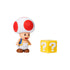 Super Mario Toad with Mystery Block 4-Inch Action Figure