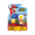 Super Mario Yellow Toad with Question Block 4-Inch Action Figure