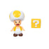 Super Mario Yellow Toad with Question Block 4-Inch Action Figure