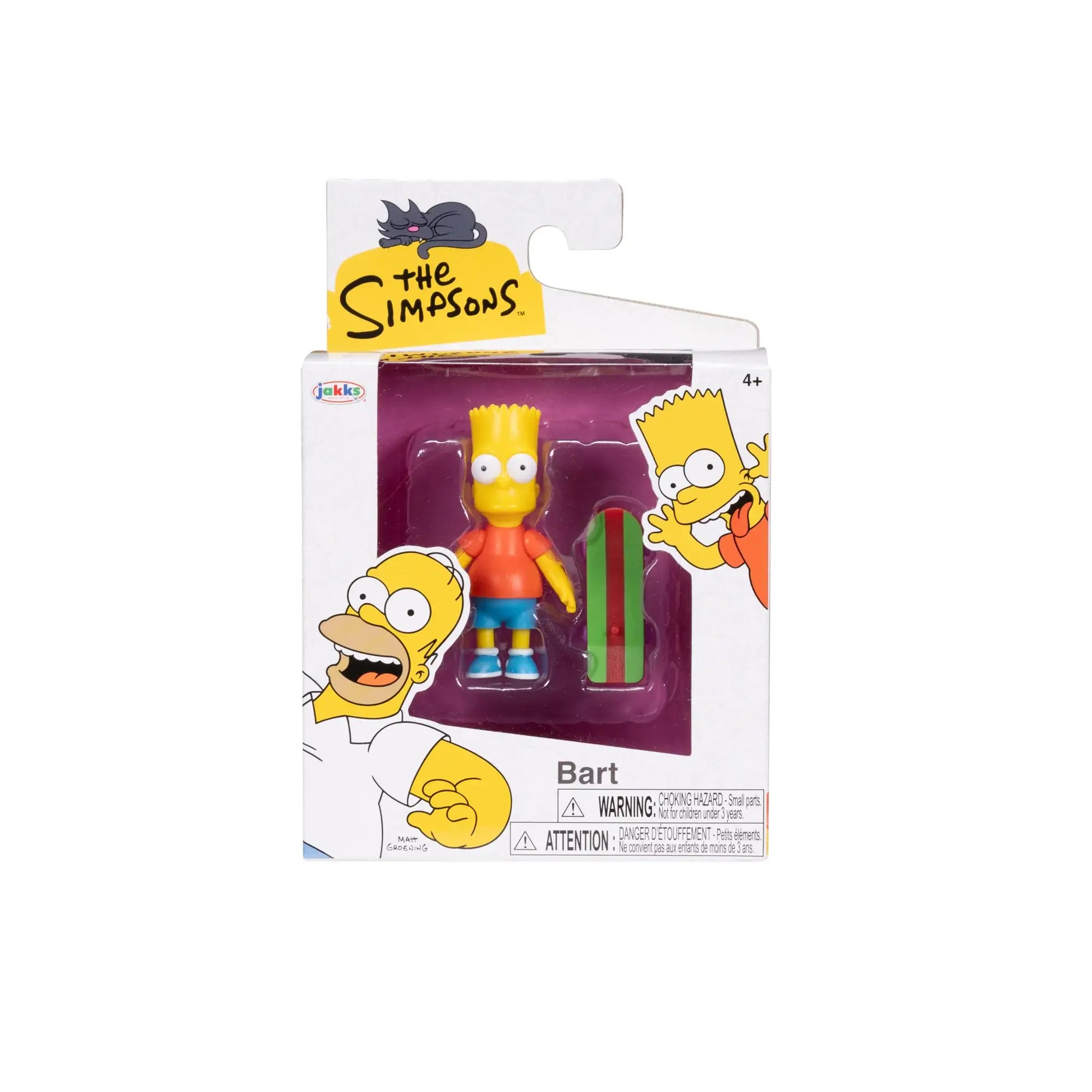 The Simpsons Bart Simpson Figure package