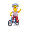 The Simpsons Millhouse with Bicycle 5-Inch Action Figure