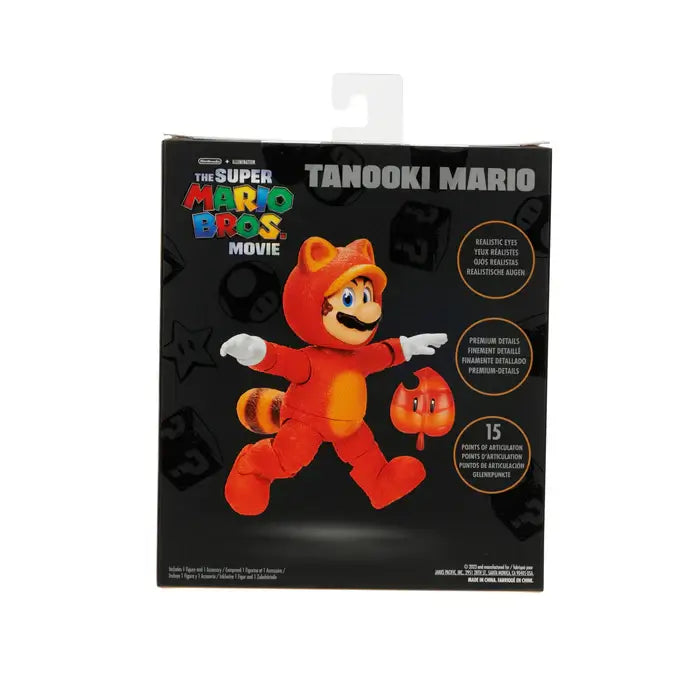 The Super Mario Bros Movie Tannokie Mario 5-Inch Action Figure