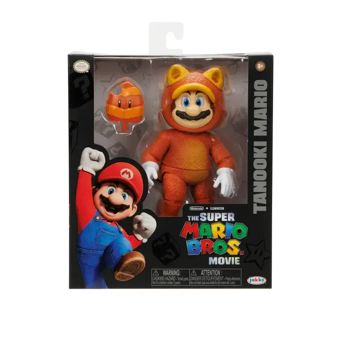 The Super Mario Bros Movie Tannokie Mario 5-Inch Action Figure