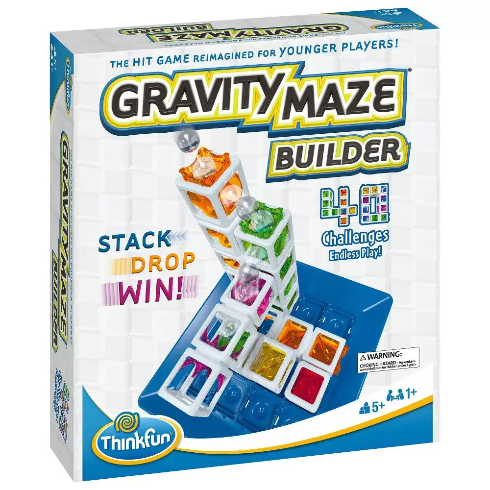 ThinkFun Gravity Maze Run Marble Run Game Package