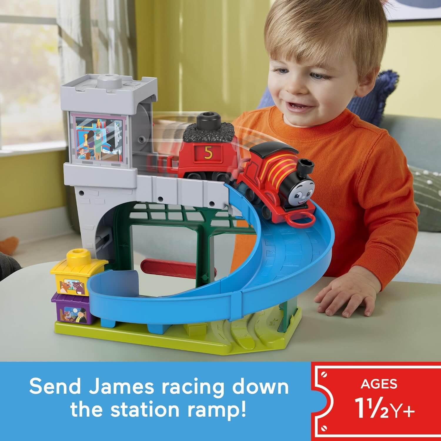 Thomas & Friends My First Knapford Station Train Playset ramp