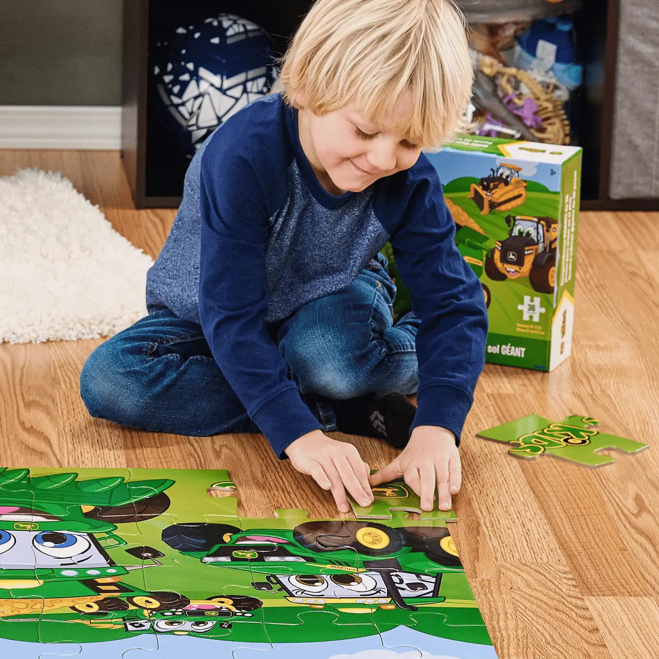 TOMY John Deere Kids 36 Piece Floor Puzzle