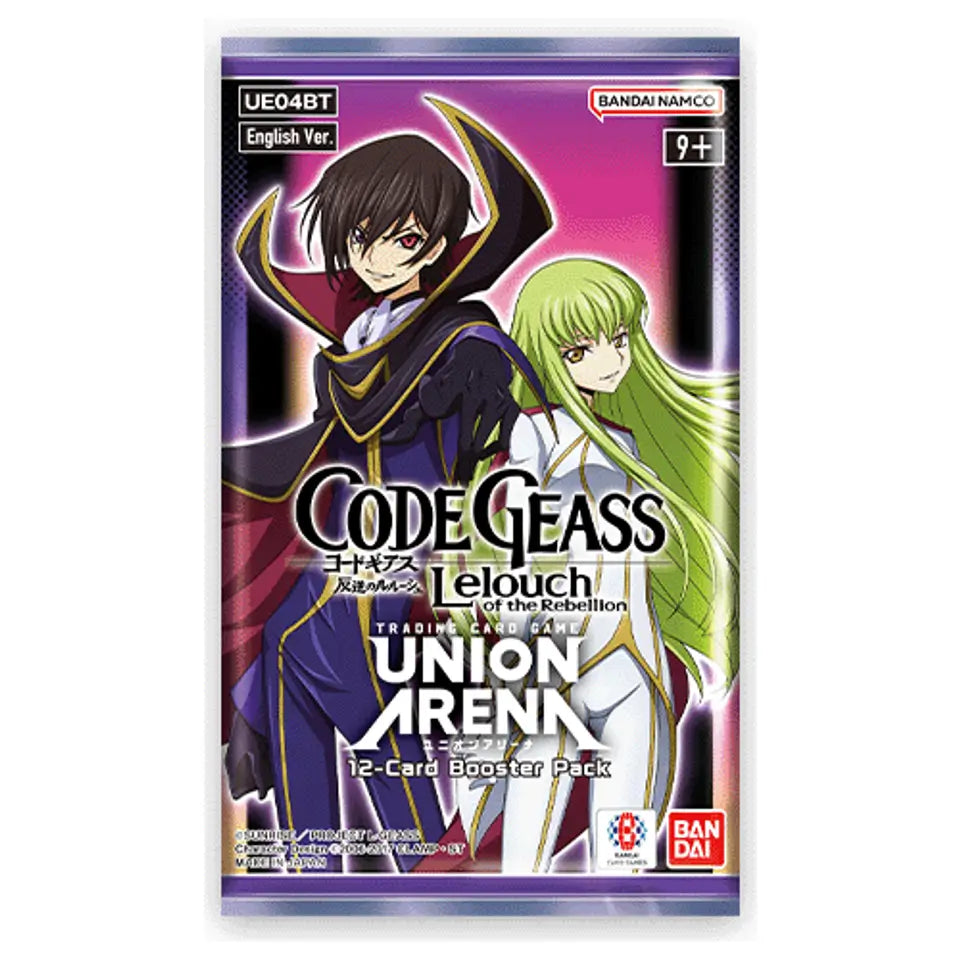 Union Arena TCG Code Geass: Lelouch of the Rebellion Booster Pack