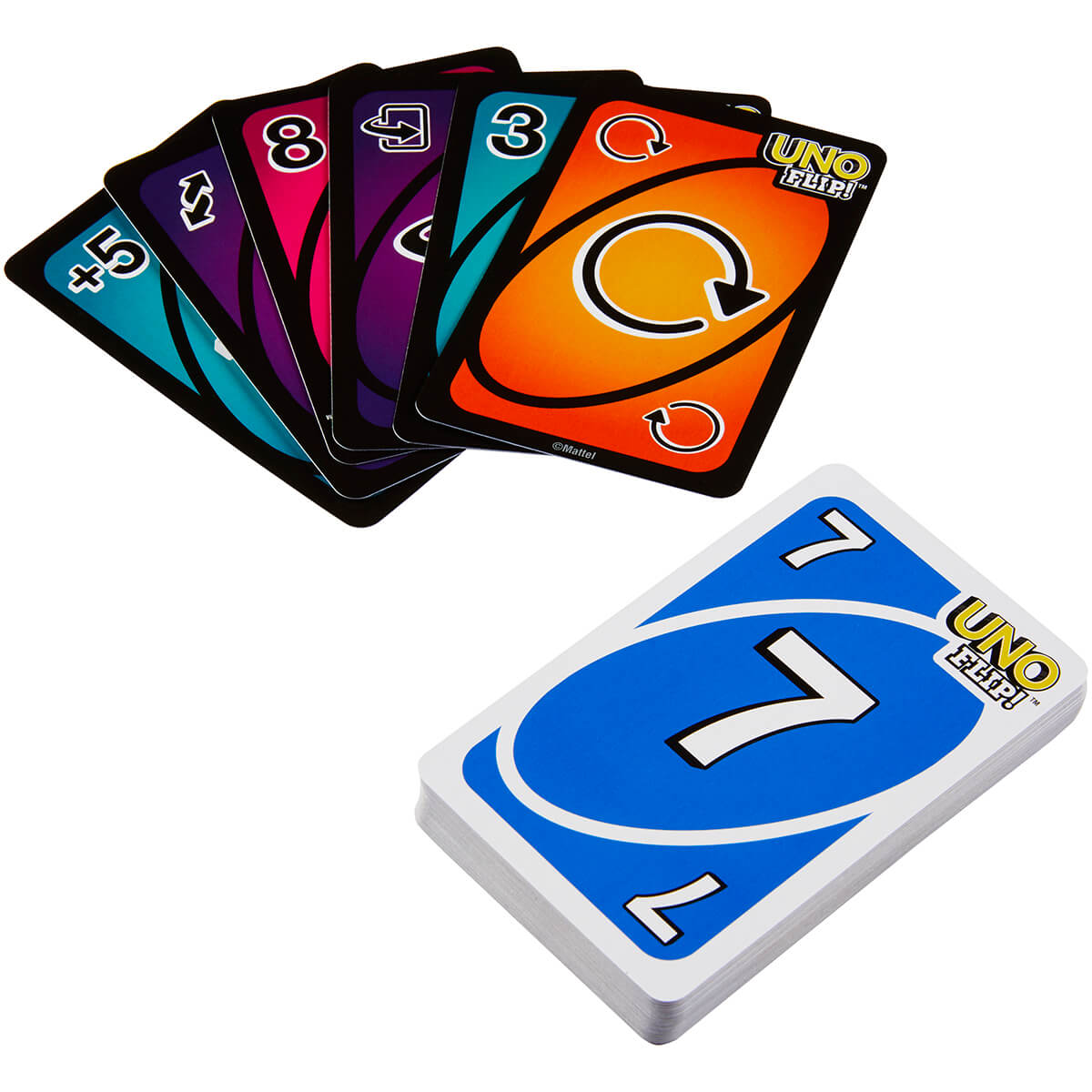 Playing cards for Uno Flip