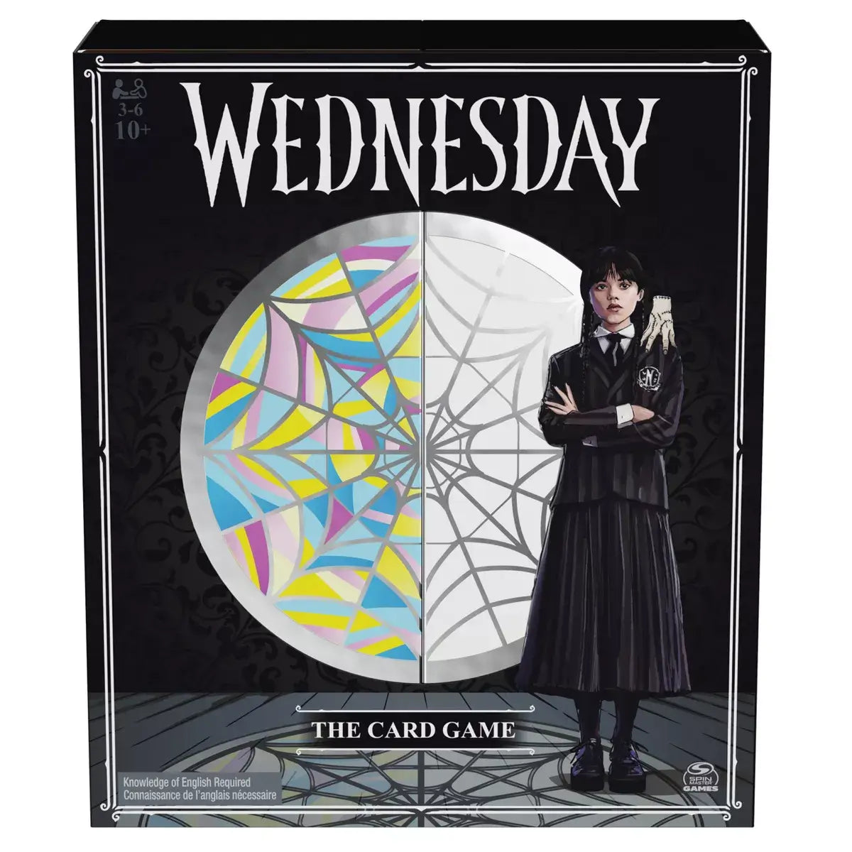 Wednesday The Card Game packaging