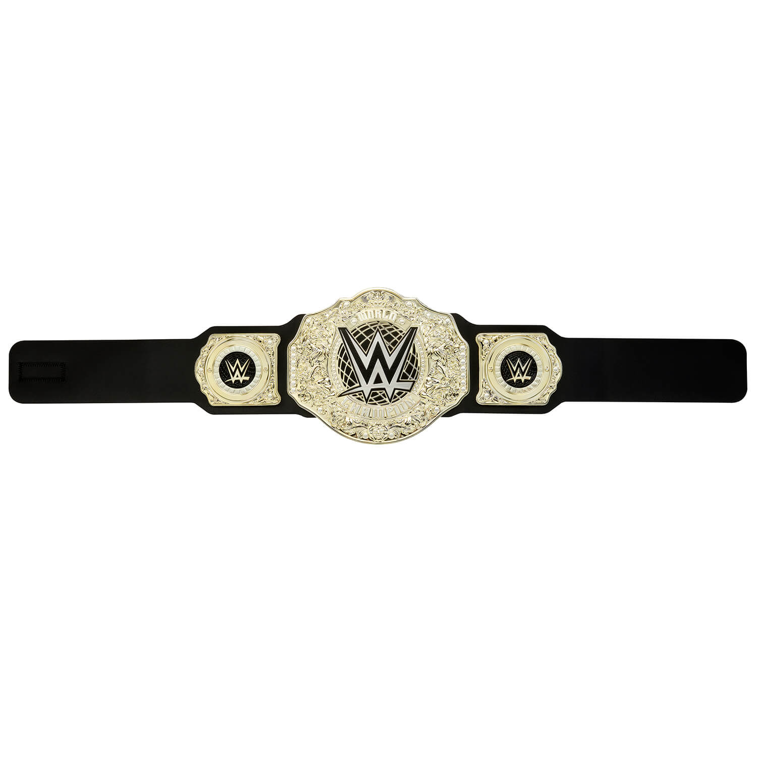 WWE Gold World Heavyweight Championship Belt stretched out.