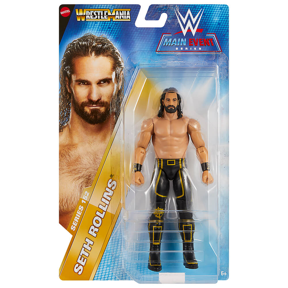 WWE Main Event Wrestlemania Series 152 Seth Rollins Action Figure