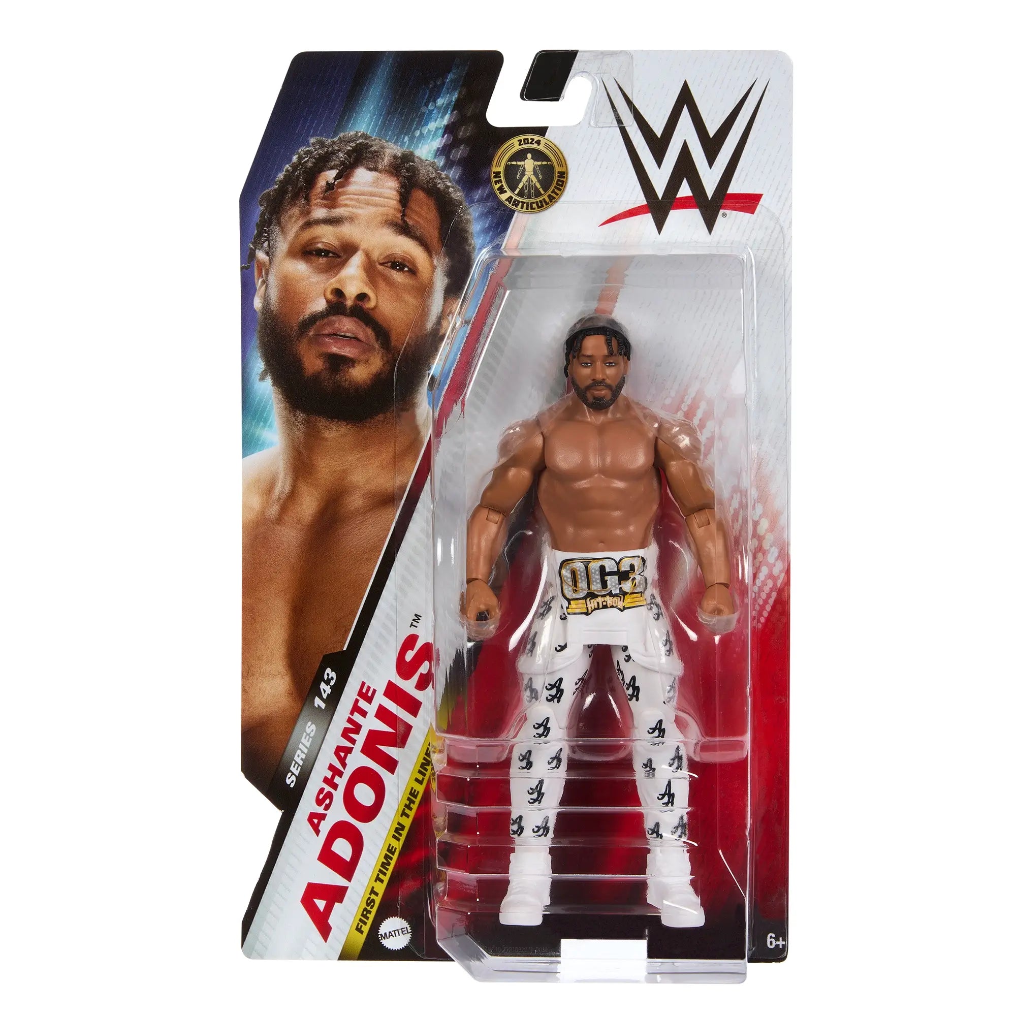 WWE Series 143 Ashante Adonis 6 Inch Action Figure packaging