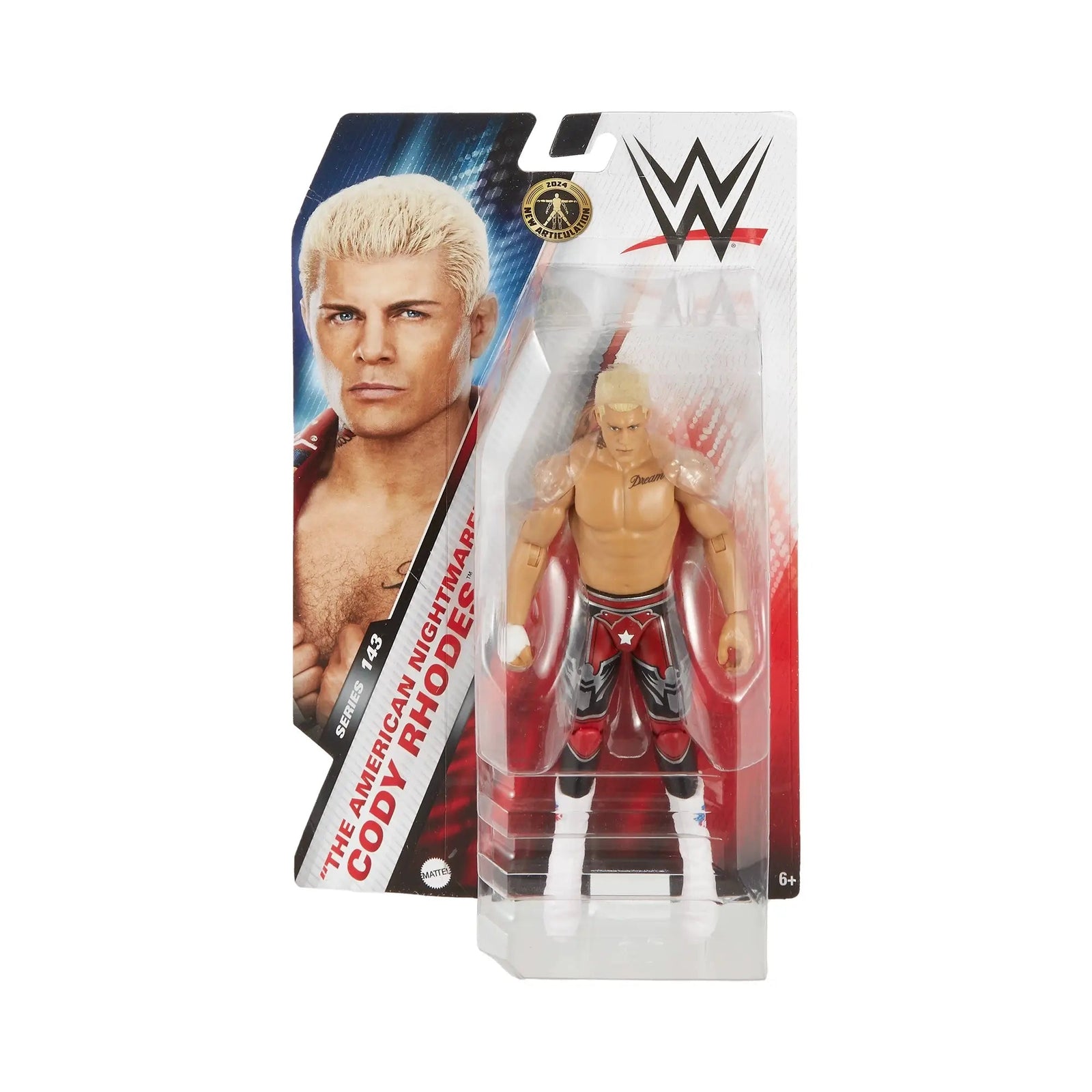 WWE Series 143 Cody Rhodes 6 Inch Action Figure packaging