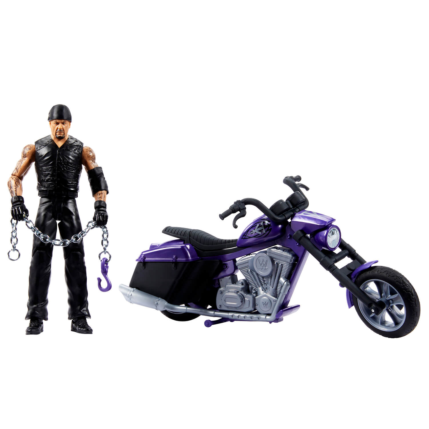 WWE Wrekkin' Undertaker Boneyard Slamcycle Action Figure Set